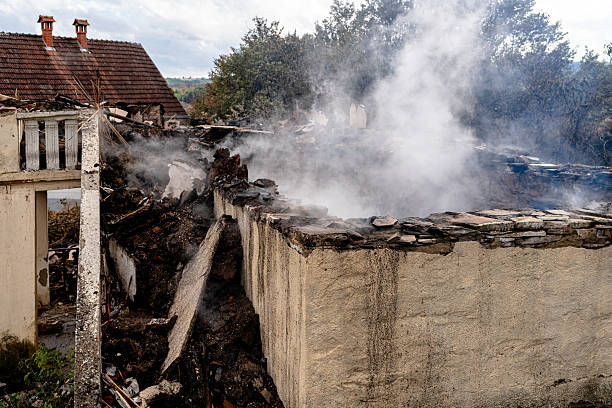 Professional Fire Damage Removal technician working in Georgetown, OH